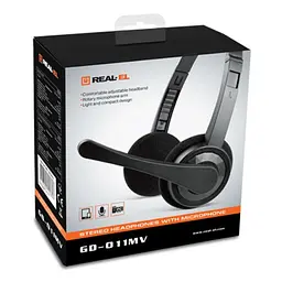 Навушники REAL-EL GD-011MV Black - мініатюра 3