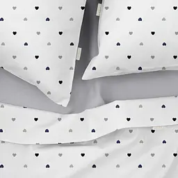Набір наволочок Cosas Love CS1 40х60 см білий (SetPillow_LoveGreyBlack_40x60) - мініатюра 5