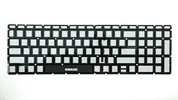 Клавіатура для ноутбука HP (250 G6, 255 G6 series) rus, black, без фрейма, підсвічування клавіш - мініатюра 4