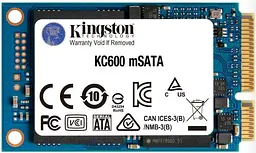 Накопичувач SSD Kingston KC600 mSATA SATAIII 3D TLC 512GB (SKC600MS/512G)