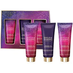 Подарунковий набір Baylis & Harding: Крем для рук Midnight Fig & Pomegranate, 3 шт. х 50 мл - мініатюра 2