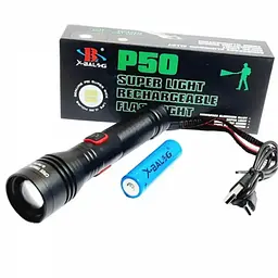 Тактичний ручний ліхтар BL на акумуляторі з Zoom Arexes BL-P02-P50