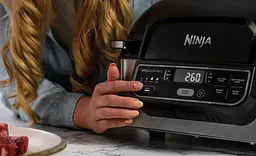 Мультипіч Ninja Foodi Health MultiGrill & Air Fryer чорна (AG301EU) - мініатюра 7