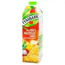 Сік Tymbark Мультифруктовий з морковою відновлений 1 л - мініатюра 2
