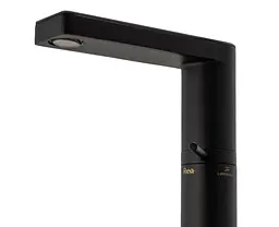 Змішувач для умивальника Rea Amar Lcd низький black REA-B2065, Чорний матовий - мініатюра 4