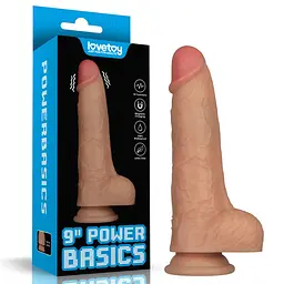 Реалістичний вібратор Vibrating Power Basics Cock 23см