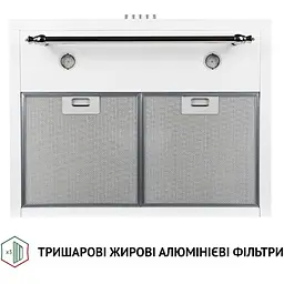 Витяжка купольна Perfelli K 6432 WH 850 LED Retro - мініатюра 4