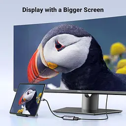 Перехідник USB-C to DisplayPort Ugreen CM654 Thunderbolt 4 8k 60hz Grey (15575) - мініатюра 5