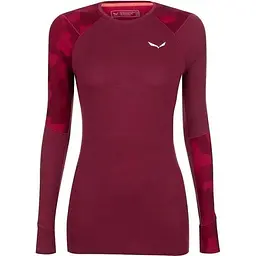 Термокофта Salewa Cristallo L/S Wms M Бордовий (1054-013.012.0593)