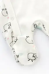 Комбінезон бавовняний для немовлят на кнопках Cute Lamb - мініатюра 5