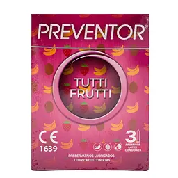 Презервативи Preventor Tutti Frutti 3 шт.