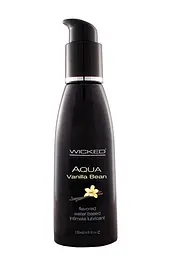 Лубрикант на водній основі Wicked Aqua Vanilla Bean, 120 мл