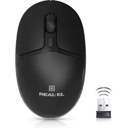 Комп'ютерна мишка Real-El RM-335W Wireless Black (EL123200055)