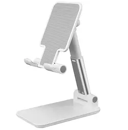 Тримач для телефона 16х6.5х11см Folding desktop phone stand Білий, підставка для телефона на стіл - мініатюра 2