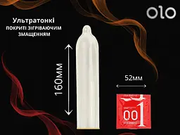 Презервативи Olo Red збуджуючі 10 шт. (ROZ6501053311) - мініатюра 4