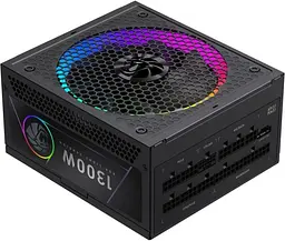 Блок живлення GameMax RGB PRO 1300P 1300W ATX 3.1 80+ Platinum (RGB PRO 1300P) - мініатюра 3