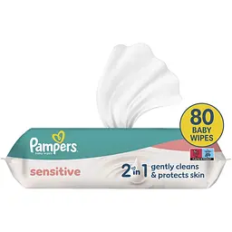 Дитячі вологі серветки Pampers Sens 80 шт (8001841041421)