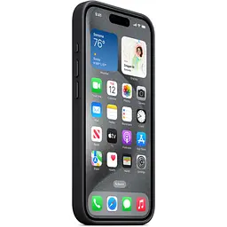 Чохол Apple FineWoven Case with MagSafe для iPhone 15 Pro Max Black (MT4V3ZM/A) [92919] - мініатюра 2