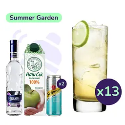 Коктейль Summer Garden (набор ингредиентов) х13 на основе Finlandia