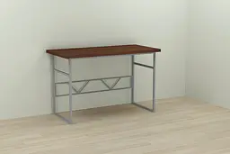 Комп'ютерний стіл Ferrum-decor Раян 75x140x60 сірий ДСП Венге 32мм (FRD-106048)