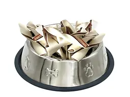 Ласощі для собак Lucky star Сендвіч кручений з м`ясом курки маленький 9.5 см 85 г - мініатюра 3