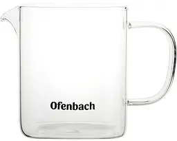 Чайник скляний заварювальний зі знімним ситечком Ofenbach 600 мл kuh0009137 - мініатюра 4