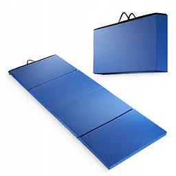 Мат гімнастичний складаний 4FIZJO XL 240 x 120 x 5 см Blue (P-5907739319715)