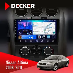 Штатна магнітола Nissan Altima 2008-2011 Decker D10-006 4x64, 4G Decker (НФ-00009510)
