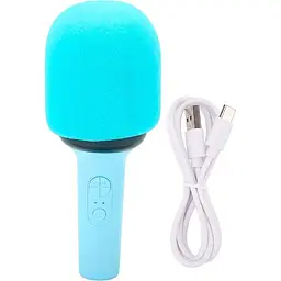 Мікрофон з караоке Epik L8 Blue [98502] - мініатюра 3