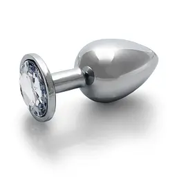 Анальна пробка Ouch! Round M, 7.1 см (прозорий) - мініатюра 5