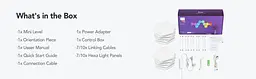 Набір настінних світильників Govee H6061 Glide Hexa Light Panels RGB білий 10 шт. - мініатюра 5