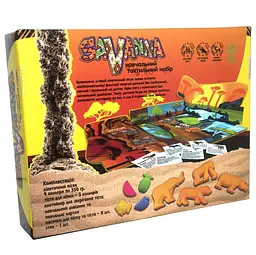 Набір для творчості Strateg Savanna Кінетичний пісок, українською мовою (51204) - мініатюра 2