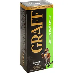 Чай зелений байховий Graff Зелений рай 45 г (25 шт. 1.8 г) - мініатюра 6