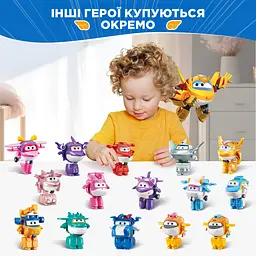 Ігрова фігурка-трансформер Super Wings Transform-a-Bots Золотий Хлопчик Golden Boy det0018387 - мініатюра 9