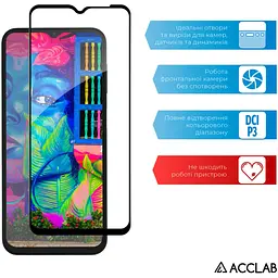 Скло захисне ACCLAB Full Glue Samsung M13 Black (1283126544927) - мініатюра 5