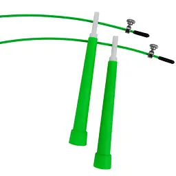 Скакалка EasyFit Speed Cable Rope 3 м зі сталевим тросом, зелена - мініатюра 4