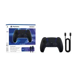 Геймпад Sony Playstation DualSense Bluetooth PS5 Midnight Black (USB-C кабель) (1000051651) - миниатюра 6