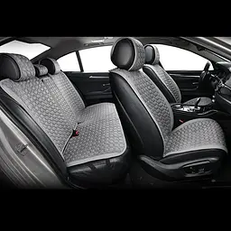 Накидки для сидінь Beltex Monte Carlo комплект Алькантара Сірі