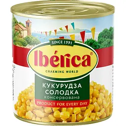 Уцінка. Кукурудза солодка консервована Iberica 340 г