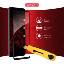 Скло захисне Intaleo Full Glue ZTE Blade A55 Black (1283126598746) - мініатюра 5