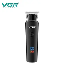 Тример для волосся VGR V-937, з LED дисплеєм, USB зарядкою та 3 насадками - мініатюра 2