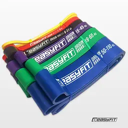 Гумові петлі EasyFit: набір 1-110 кг (6 шт) - мініатюра 10