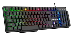 Клавіатура GamePro GK380 RGB Чорний - мініатюра 3