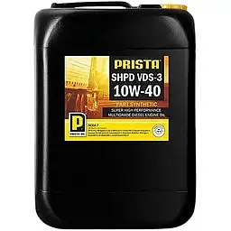 Олива моторна Prista SHPD VDS-3 10w-40 Acea E7/API CI-4/SL 20 л (162335)