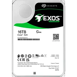 Жорсткий диск 3.5` Seagate Exos X24 SATA 16TB (ST16000NM002H) [151165]