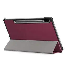 Чохол-книжка BeCover Smart для Samsung Galaxy Tab S7 SM-T870/SM-T875/Tab S8 SM-X700/SM-X706 Red Wine (705224) - мініатюра 3
