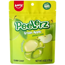 Желейні цукерки Amos Peelerz Peelable Green Apple Gummy Candy 170г