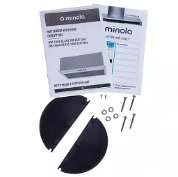 Витяжка повновбудована Minola HBI 5264 BL GLASS 700 LED Line - мініатюра 9