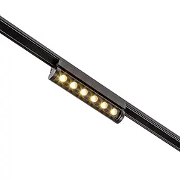 Трековий світильник LED Levistella 780TKTGS-6C BK, 6W, 4000K, чорний алюміній, сучасний стиль для дому - мініатюра 2