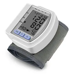 Зап'ястний тонометр Blood Pressure - автоматичний пристрій для вимірювання артеріального тиску на зап'ясті